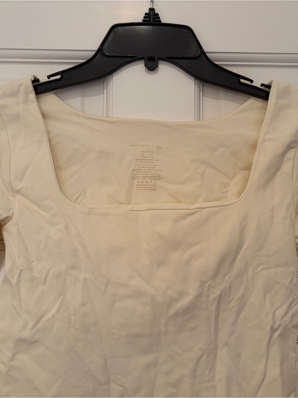 NWT Free People Clean Lines Long Sleeve Ivory - Picture 6 of 10